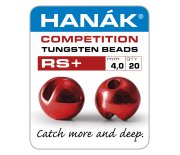 Tungstenové hlavičky RS metallic červené