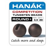 Tungstenové hlavičky Round+ matně hnědá