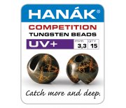 Tungstenové hlavičky UV+ černá & oranžová